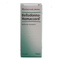 Flacone di gocce da 30 ml di Belladonna Homaccord della Heel