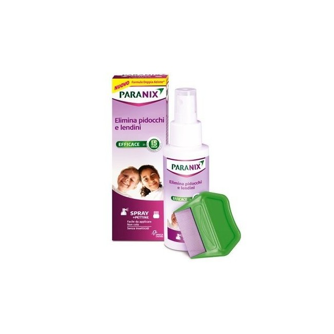Perrigo Paranix Spray Trattamento Antipediculosi 100 Ml + Pettine
