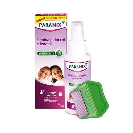 Perrigo Paranix Spray Trattamento Antipediculosi 100 Ml + Pettine