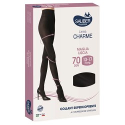 Calza Sauber Charme Fantasia 140 Spigata Chic Nero 4 Desa Pharma
