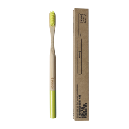 Spazzolino Bamboo Setole Medium color Lime Alcea Spazzolino Bamboo Setole Medium color Lime Alcea