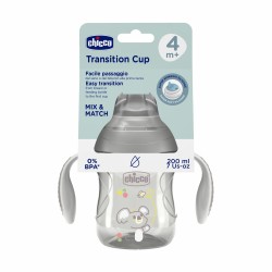 Chicco Tazza Transition Grigia 4m+