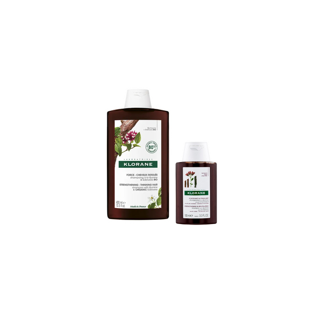 400 ml + 100 ml in omaggio Klorane Chinina Shampoo Fortificante & Stimolante Alla Chinina