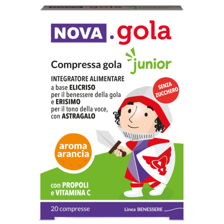 20 Compresse Nova Gola Junior Arancia