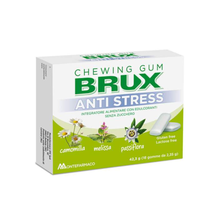 Montefarmaco Brux Antistress Chewing Gum 18 Gomme