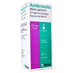Sciroppo da 200 ml Ambroxolo Mylan Generics 15 Mg/5 Ml