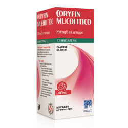 sciroppo da 200 ml Coryfin Mucolitico 250 Mg/5 Ml
