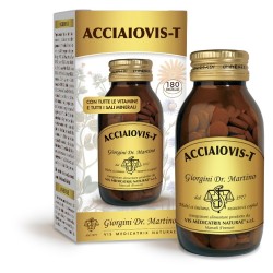 Flacone da 180 pastiglie di Acciaiovis-t di Dr. Giorgini