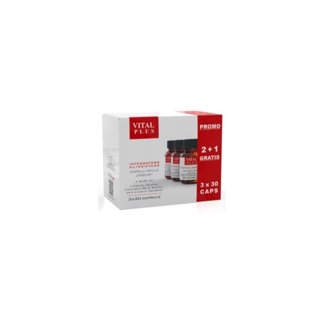 Vital Plus Integratore per pelle, capelli e unghie 90 capsule