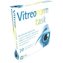 vitreonorm task integratore alimentare per il benessere degli occhi 20 stick