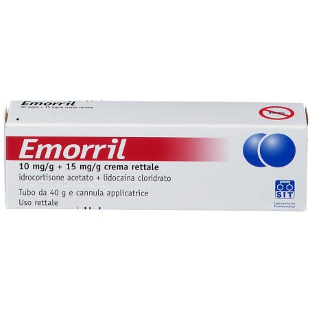 Crema rettale da 40 g Emorril 10 Mg/g + 15 Mg/g