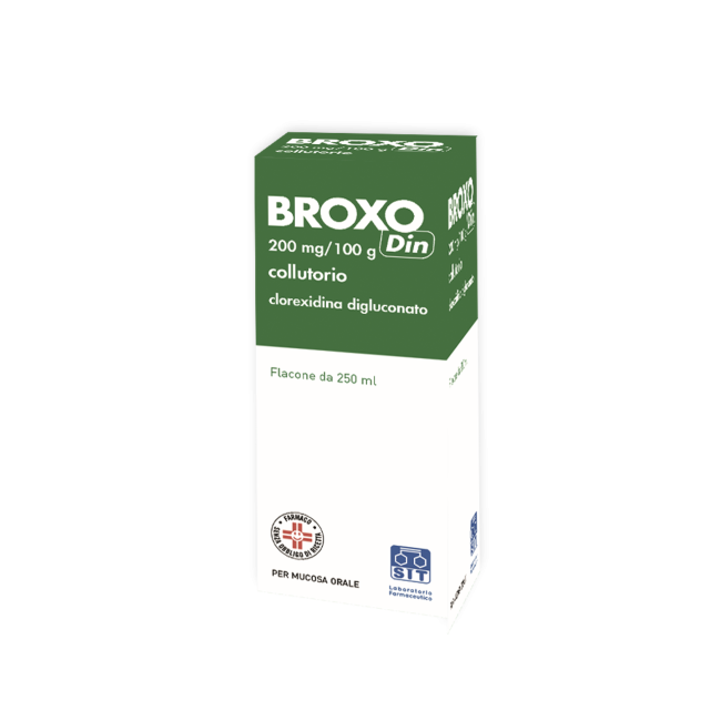 Collutorio da 250 ml Broxo Din 200 Mg/100 G