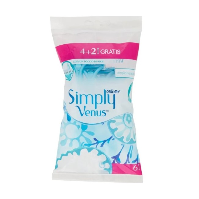 Procter & Gamble Gillette Venus Simply2 4 Pezzi + 2 G