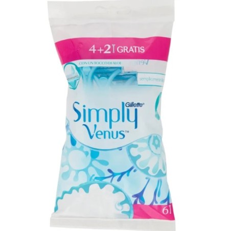 Procter & Gamble Gillette Venus Simply2 4 Pezzi + 2 G