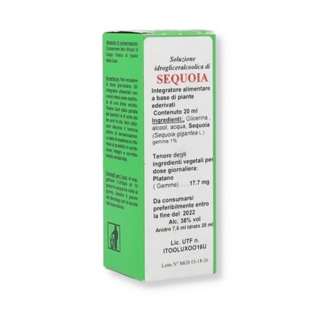 Alkaest Mgs26 Sequoia Macerato Glicerico Spg 20 Ml