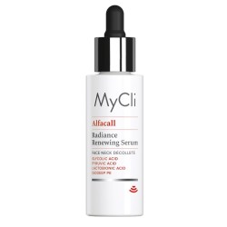 Flacone con contagocce da 30 Ml di Siero Rinnovatore Illuminante Mycli Alfacall di Perlapelle