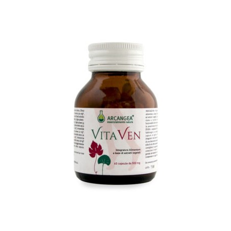 Flacone da 60 capsule da 550 mg di Vitaven di Arcangea Flacone da 60 capsule da 550 mg di Vitaven di Arcangea