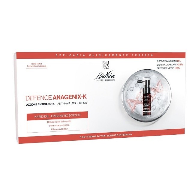 Bionike Defence Anagenix K Lozione Anti Caduta 6 Flaconcini 15 Ml