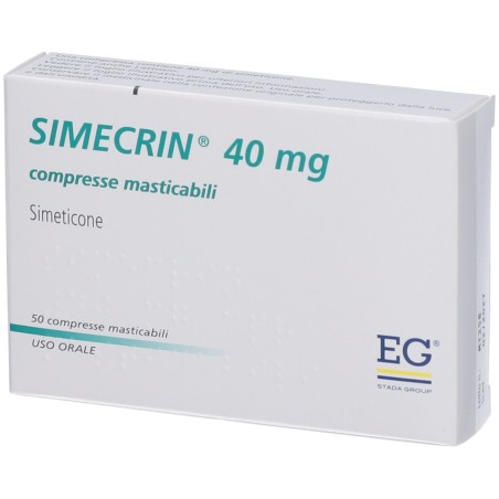 50 Compresse Masticabili Simecrin 40 Mg