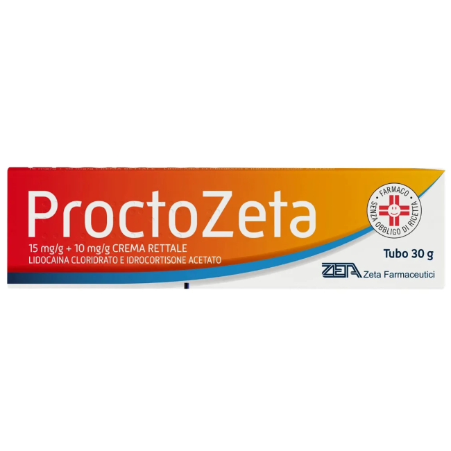Crema Rettale da 30 g Zeta Farmaceutici Proctozeta 15 Mg/g + 10 Mg /g