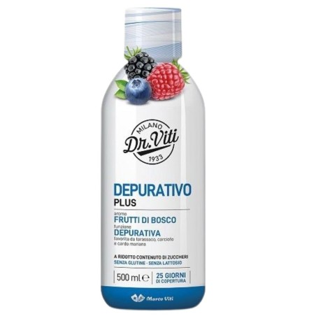 Marco Viti Dr Viti Depurativo Plus Frutti Di Bosco 500 Ml Senza Zuccheri