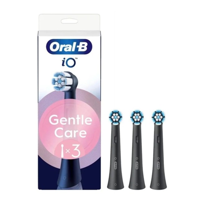 Procter & Gamble Oralb Power Refill Io Gentle Clean Black 3 Pezzi
