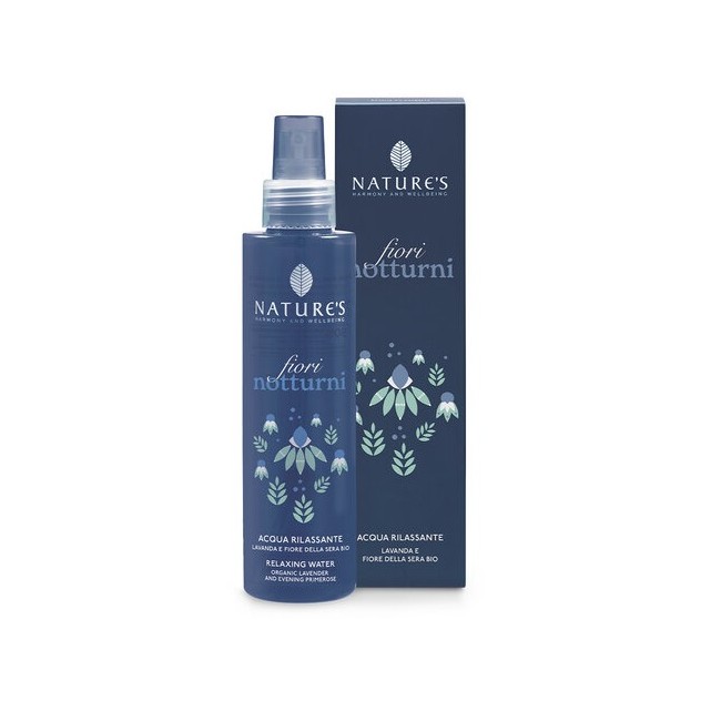 flacone da 150 ml di acqua rilassante fiori notturni di bios line