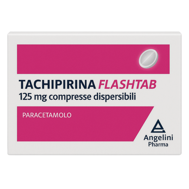 Angelini Tachipirina Flashtab 125 Mg Compresse Dispersibili Paracetamolo