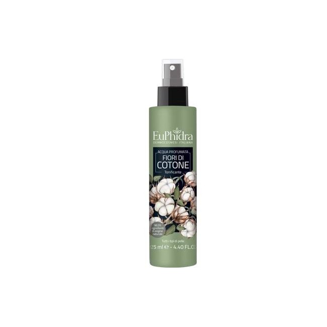 Zeta Farmaceutici Euphidra Acqua Profumata Cotone In Flacone Con Etichetta Pompa Spray