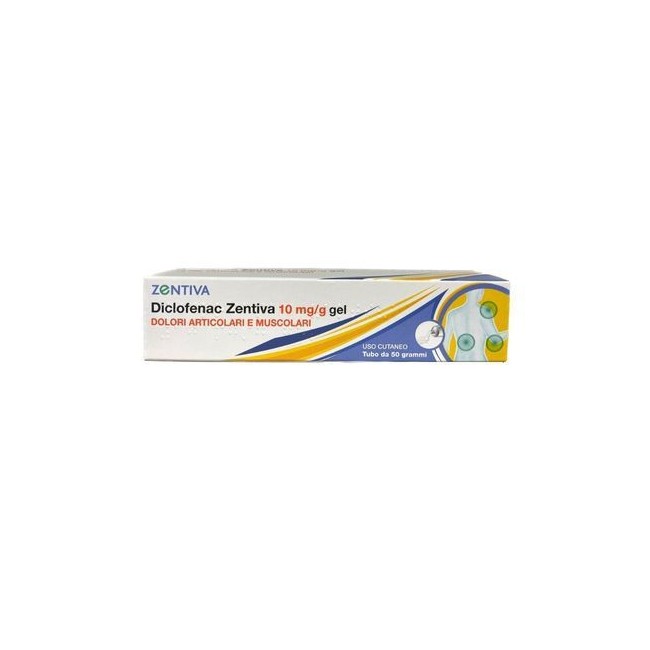 Gel da 50 g Diclofenac Zentiva 10 Mg/g