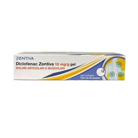 Gel da 50 g Diclofenac Zentiva 10 Mg/g