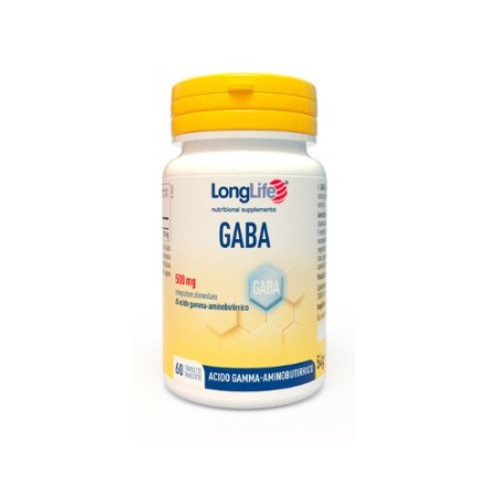 Barattolo da 50 capsule di Integratore Antinfiammatorio Gaba da Longlife Barattolo da 50 capsule di Integratore Antinfiammatorio Gaba da Longlife