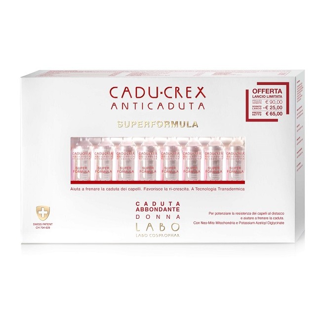Cadu-crex superformula caduta abbondante 20 fiale donna