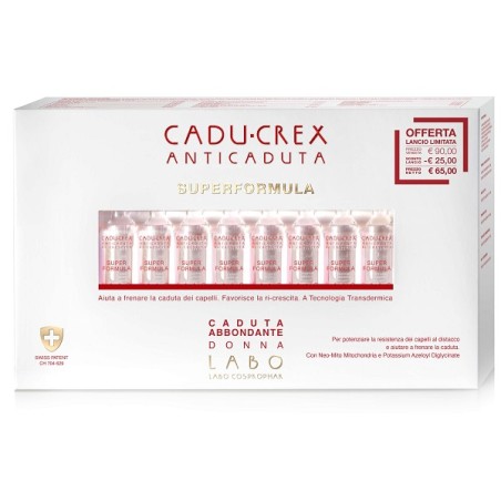 Cadu-crex superformula caduta abbondante 20 fiale donna