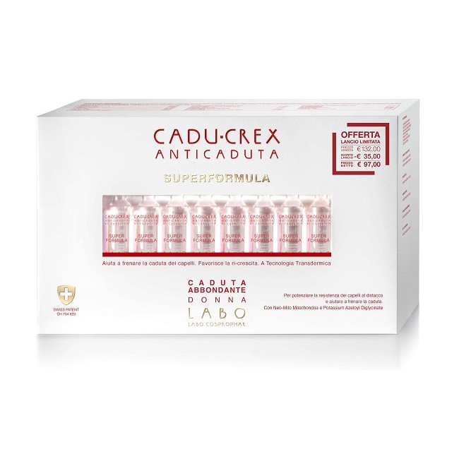 Cadu-crex superformula caduta abbondante 40 fiale donna