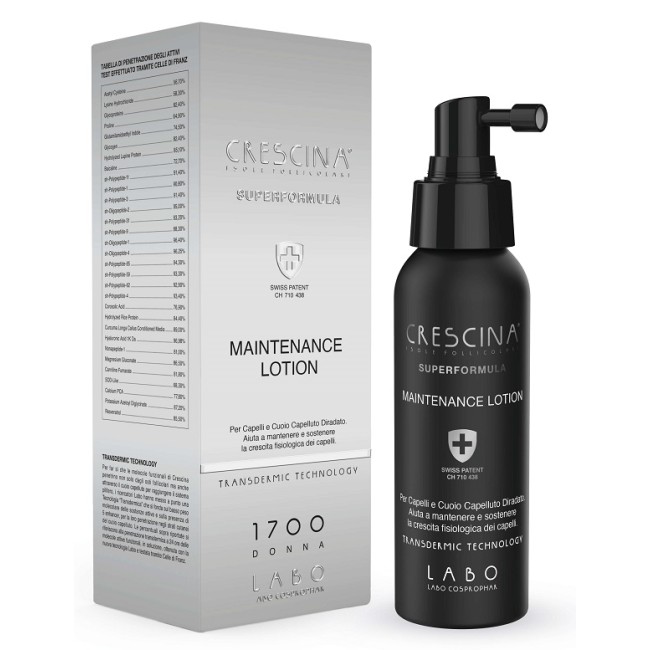 flacone 100ml Crescina Superformula maintenance lotion 1700 DONNA