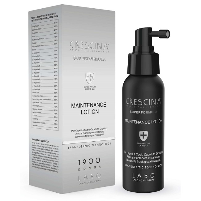 flacone 100ml Crescina Superformula maintenance lotion 1900 DONNA