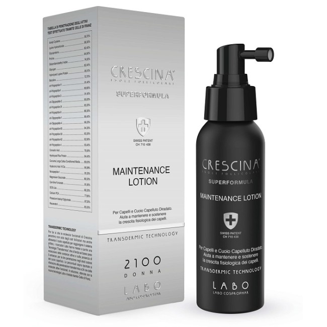 flacone 100ml Crescina Superformula maintenance lotion 2100 DONNA