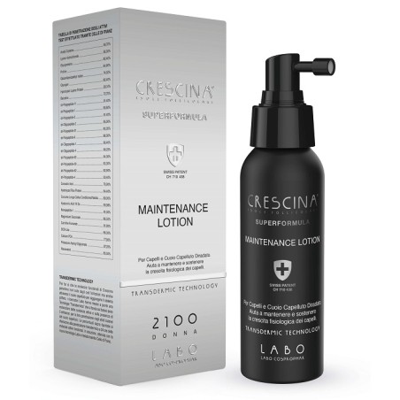 flacone 100ml Crescina Superformula maintenance lotion 2100 DONNA