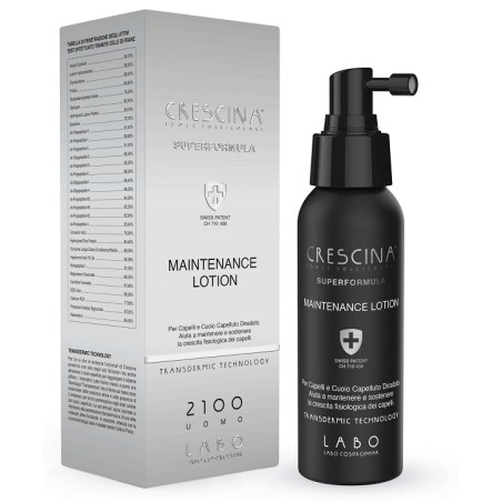 flacone 100ml Crescina Superformula maintenance lotion 2100 UOMO
