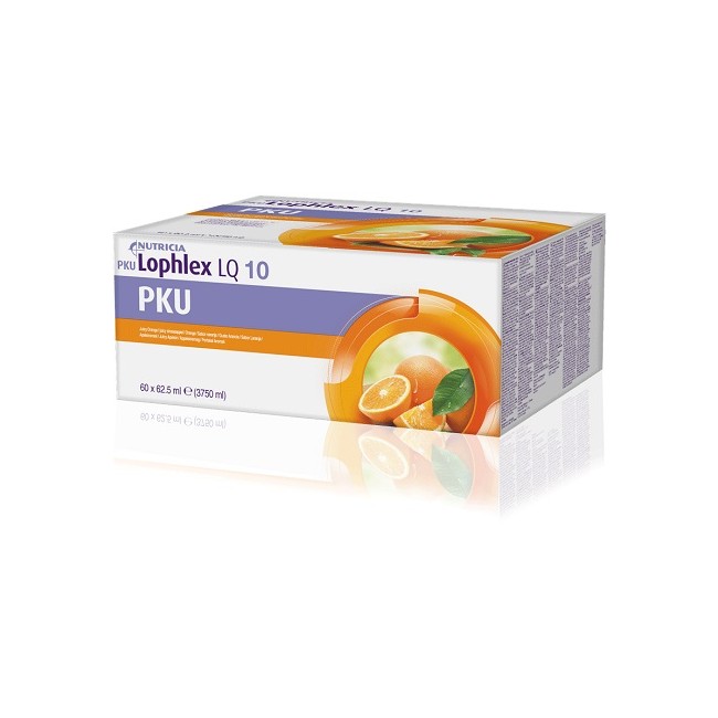 Danone Pku Lophlex Lq10 gusto Arancia 60 bustine