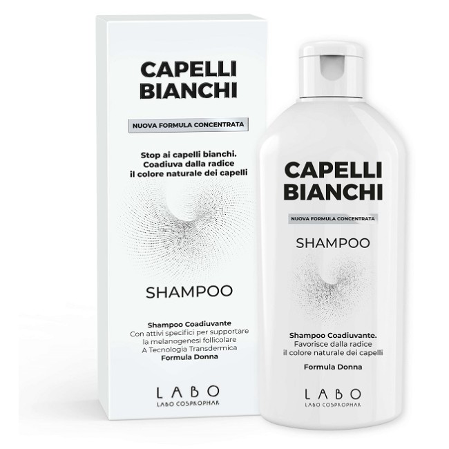 flacone shampoo donna 200ml capelli bianchi Labo