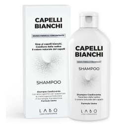 flacone shampoo uomo 200ml capelli bianchi Labo