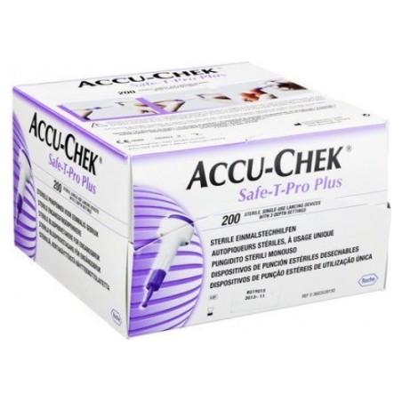 Roche Lancette Pungidito Accu-chek Safe T Pro Plus Pd 200 Pezzi