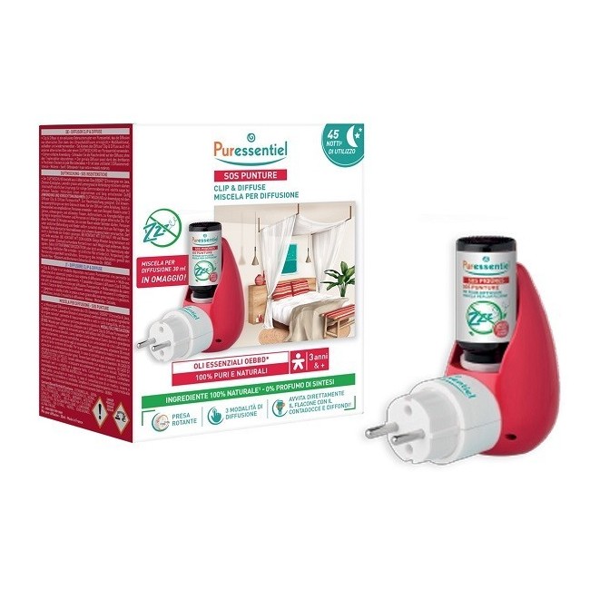 Puressentiel Cofanetto Clip & Diffuse Diffusore + Miscela 30 Ml