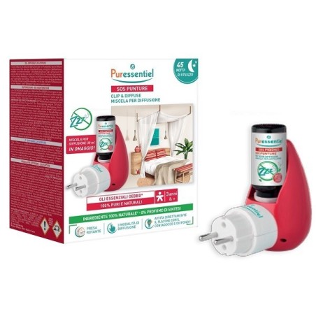 Puressentiel Cofanetto Clip & Diffuse Diffusore + Miscela 30 Ml