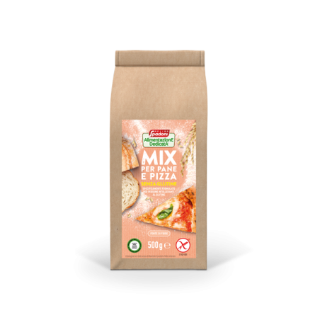 Molinodoni Alimentazione Dedicata Mix Pane E Pizza Senza Glutine 500 G