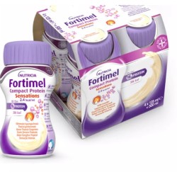 4 brick da 125 Ml di fortimel Compact Protein zenzero tropical di Danone nutricia