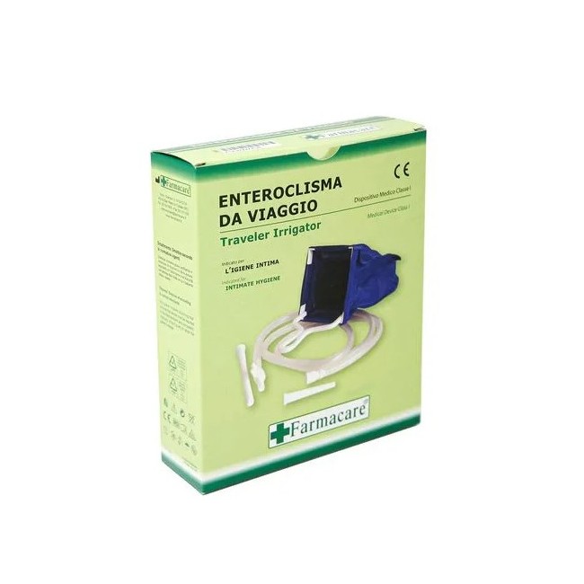confezione da un enteroclisma da viaggio di farmacare
