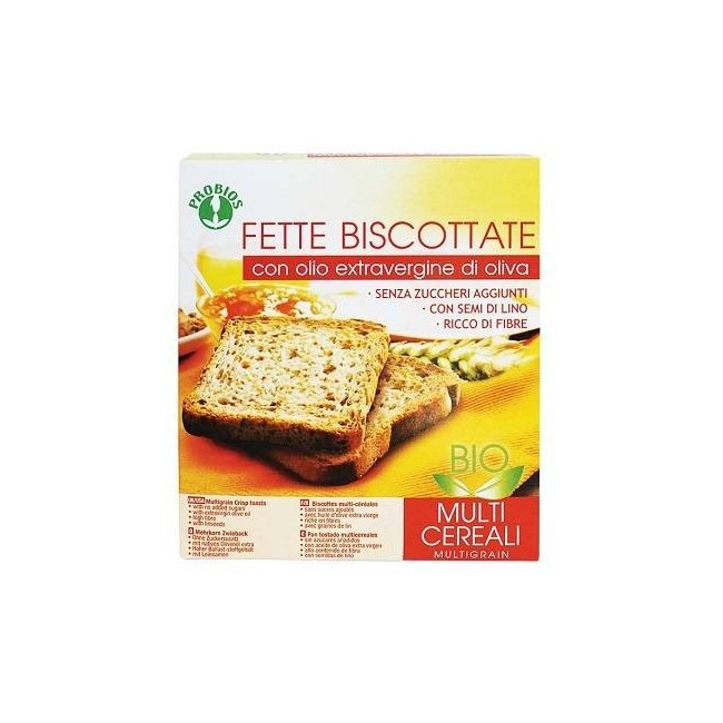 Probios Fette Biscottate Ai Cereali Senza Zucchero 270 G